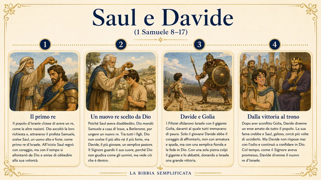La Mappa della Bibbia - Saul e Davide